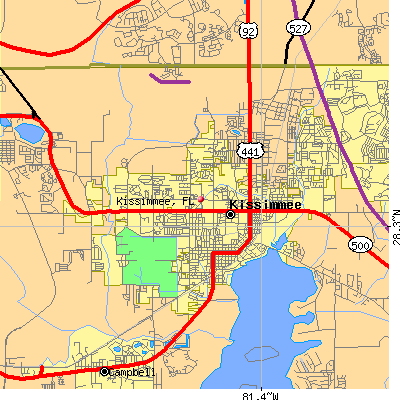 Kissimmee map