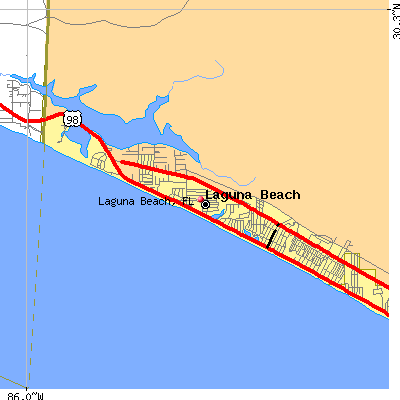 Laguna Beach map