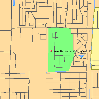 Lake Belvedere Estates map