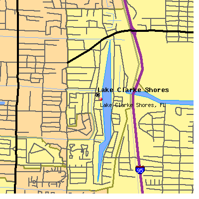 Lake Clarke Shores map