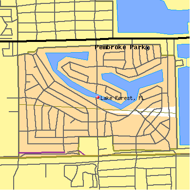 Lake Forest map