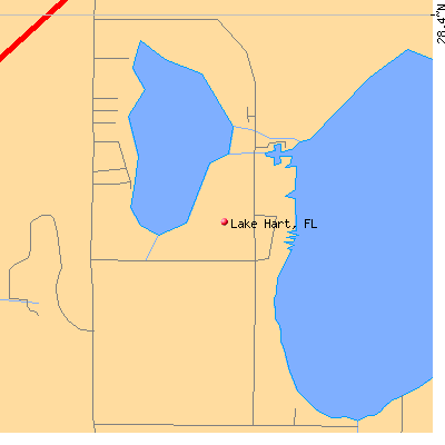 Lake Hart map