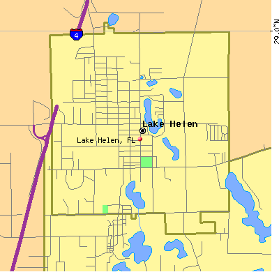 Lake Helen map