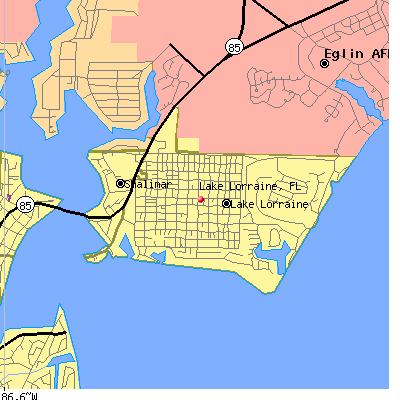 Lake Lorraine map