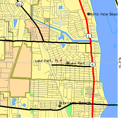 Lake Park map