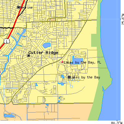 Lakes by the Bay map