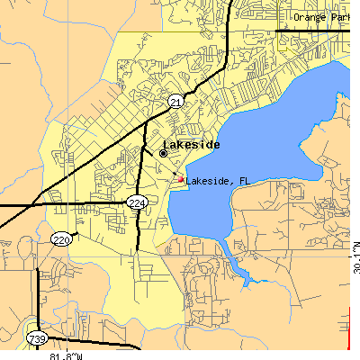 Lakeside map