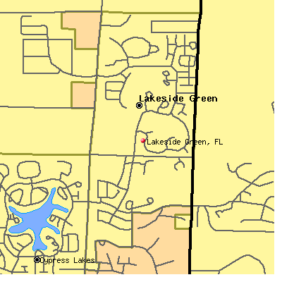 Lakeside Green map
