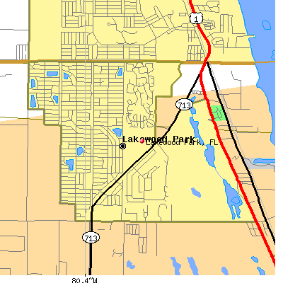 Lakewood Park map