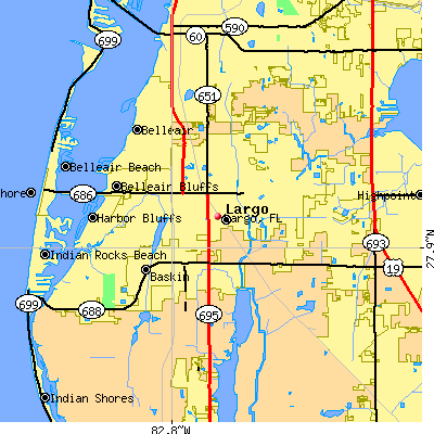 Largo map