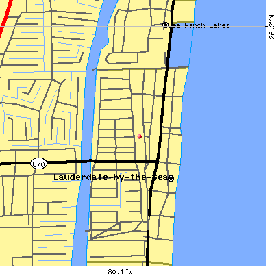 Lauderdale-by-the-Sea map