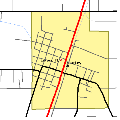 Lawtey map