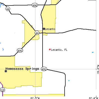 Lecanto map