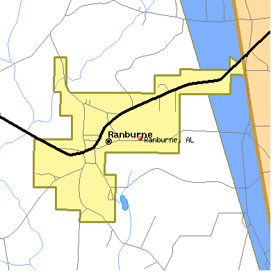Ranburne map