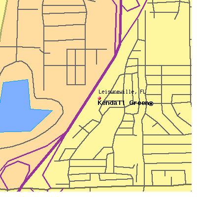 Leisureville map