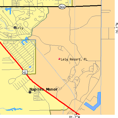 Lely Resort map