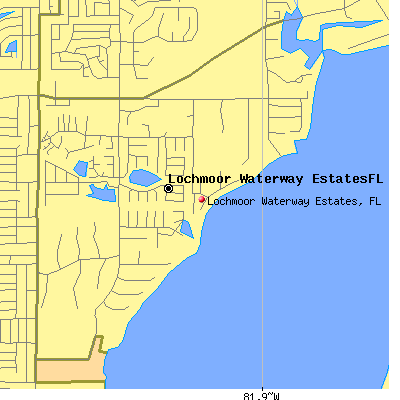 Lochmoor Waterway Estates map