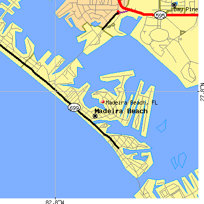 Madeira Beach map