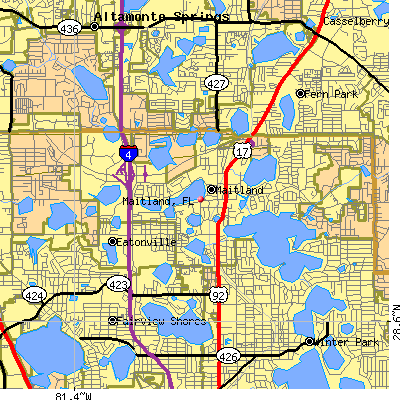 Maitland map