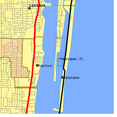 Manalapan map