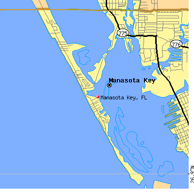 Manasota Key map
