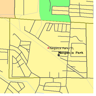 Mangonia Park map