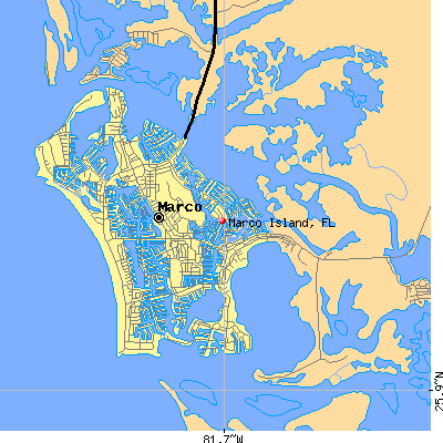 Marco Island map