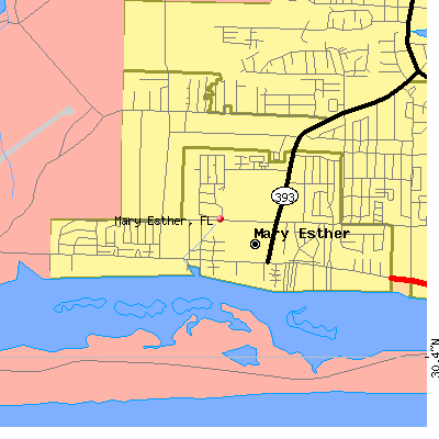 Mary Esther map