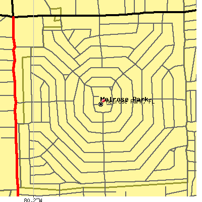 Melrose Park map