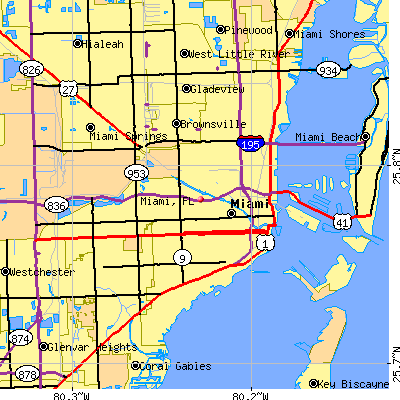 Miami map