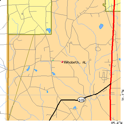 Rehobeth map