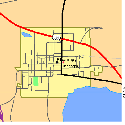 Micanopy map