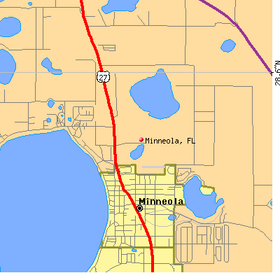 Minneola map