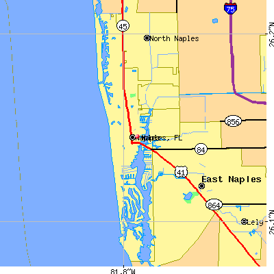 Naples map