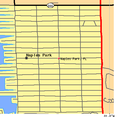 Naples Park map