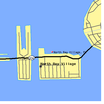 North Bay Village map