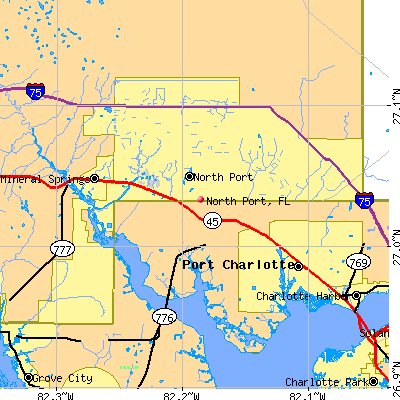 North Port map