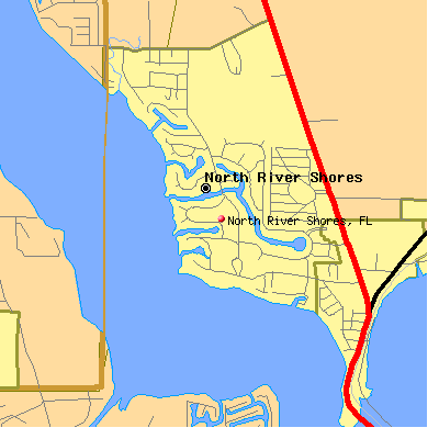 North River Shores map