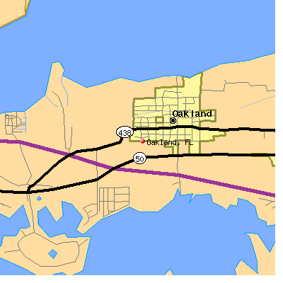 Oakland map