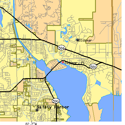 Oldsmar map