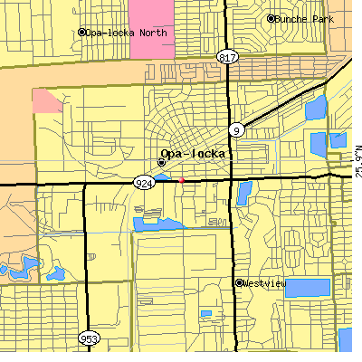 Opa-locka map