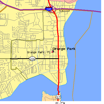 Orange Park map