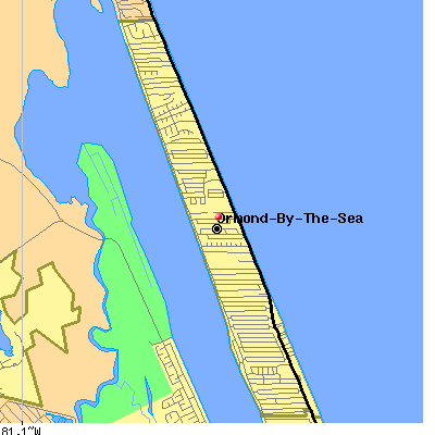 Ormond-By-The-Sea map
