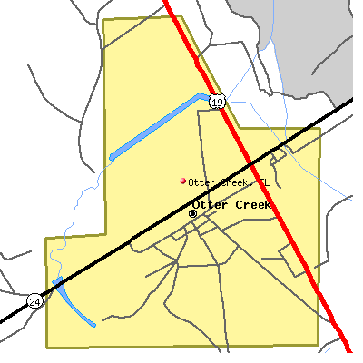 Otter Creek map