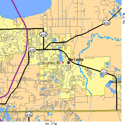 Oviedo map