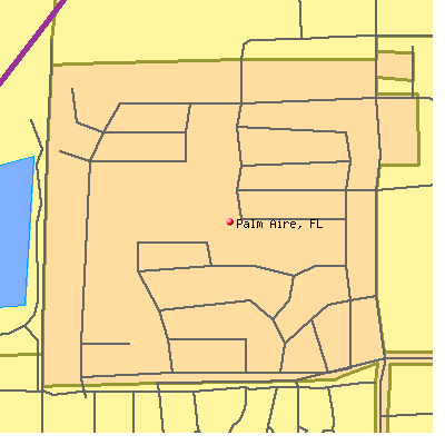 Palm Aire map