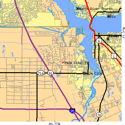 Palm City map
