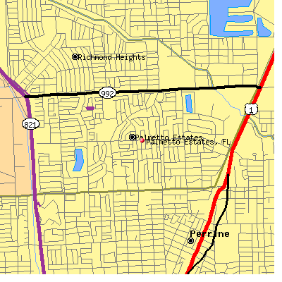 Palmetto Estates map
