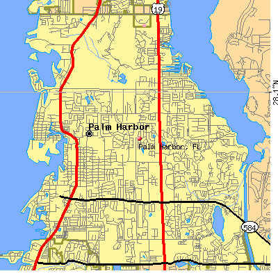 Palm Harbor map