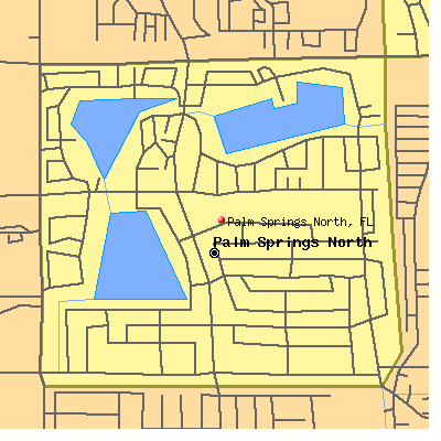 Palm Springs North map